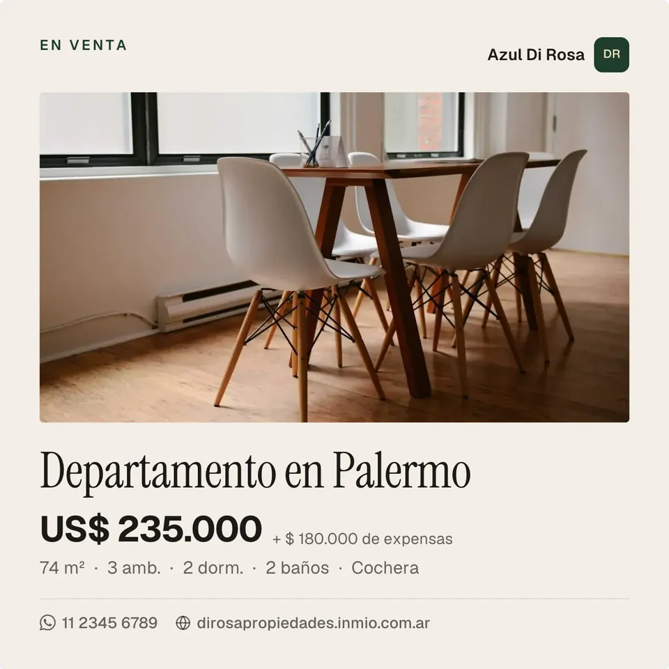 Post con el diseño Editorial